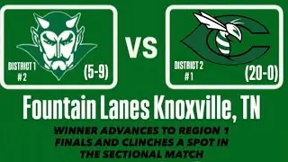 TSSAA Girls Bowling Region 1 Tournament Semifinals Greeneville vs Carter 2025-26