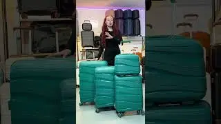 Teal Wave Suitcase: Durable & Secure #ValentinesDaySale #travel #holiday
