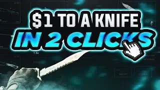 1$ TO A KNIFE IN 2 CLICKS!!! - CSGOGem.com