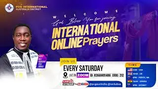 iNTERNATIONAL ONLINE PRAYERS With Rev. Kwadwo Osei-Bonsu || 15TH NOV 2025