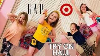 GAP AND TARGET KIDS FASHION || TRY ON HAUL