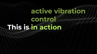 CALMFLOOR active vibration control in action: the heel drop video