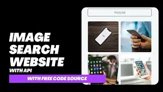 Create an Image Search Gallery Using API | Coding Home