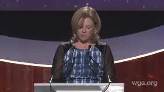 Melissa Carter wins the 2015 WGA Long Form Original Award for Deliverance Creek