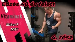 Vitamin fogyasztás  | Edzés 40 év felett 4. rész | #vitamin  #otthoniedzés #motivation