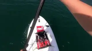 Катание на Чёрном озере MonteNegro, Sup-board.