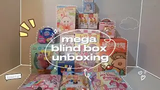 LOTS of blind box unboxing asmr fast❗️✨️ #blindbox 