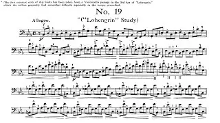 David Popper - Op.73, &Eacute;tude No.19 Hohe Schule des Violoncello-Spiels