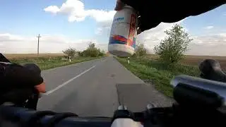GoPro road bike cycling - Mramorak -  Deliblato april 2019