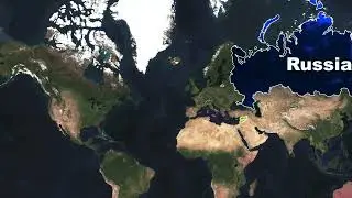 Syria, USA, Russia, China, Iran Free Geolayer Map Animation