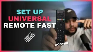 Как запрограммировать «Acoyer» или универсальный пульт дистанционного управления [пошагово]