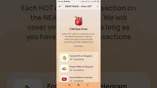 NEAR WALLET HOT MINING #nearwallet #hotcoin #wallet #nearwallet #hotcoin