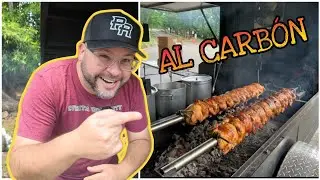 Este CARRETÓN vende POLLO, Chorizo y COSTILLAS al CARBÓN a Otro Nivel | 