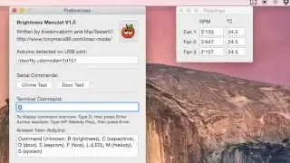 Hackintosh iMac G5 brightness slider applet for Arduino