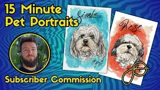 Paint Your Pet in 15 MINUTES! | Viewer Commission