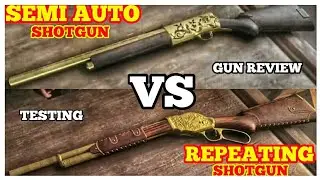 SEMI AUTO Shotgun VS REPEATING Shotgun Gun Review and Testing Red Dead Redemption 2 Online