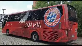 FC Bayern M&uuml;nchen Mannschaftsbus Bus