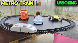 🚂 Train High Speed Toy Unboxing And Testing !! High Speed Metro Train !! #toy #chikitoys #train