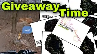 2400 Subscriber Giveaway: Custom Mountain Bike Trail Map Digital Image