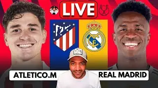 🔴 ATLETICO MADRID vs REAL MADRID LIVE | Super Cup Semi-Final | WATCH ALONG