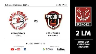 2LM-A:  ŁKS Coolpack Łódź - PGE Spójnia II Stargard
