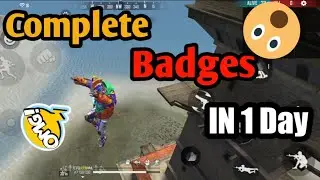Badges Complete Trick | Garena Free Fire | #badges #badgestrick #completebadges #thegamerrcade