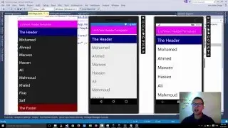 Xamarin Forms with Visual Studio Part 31 [ListView, HeaderTemplate]