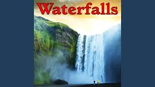 Peaceful Large Waterfall Heavy Flow and Constant Roar