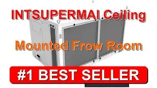 INTSUPERMAI Ceiling Mounted Frow Room Dehumidifier 240 480L D Basement Commercial Green - B0D1XKGZCG
