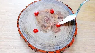 How To Paint A Watermelon With Growth Rings | Easy painting for beginners