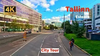 City Tour 15: Tallinn (Estonia) 4K #estonia   #cardrive #travelvlog #tallinn