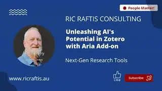 Unleashing AI's Potential in Zotero with Aria - Next Generation Research