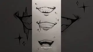 How to draw anime mouth ✨ #shorts #howtodraw #art #anime #drawing #tutorial