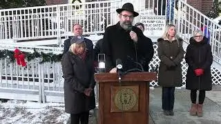 15.12.2025 Зажигание меноры в здании мэрии Айслипа