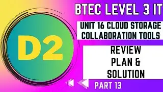 BTEC Level 3 IT - Unit 16 - Cloud - Part 13 - 