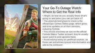 Why Is Fortnite Not Working Today? Server Outage Explained