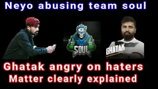 Neyo abusing Soul | Ghatak angry on haters | Neyo vs soul controversy
