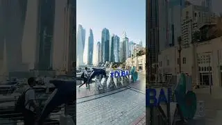 Dubai Marina Walk✌️#dubailfe #burjkhalifa #viralvideo #shortsfeed #ytshorts #shorts #trending
