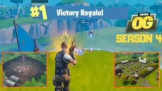 *NEW* DUSTY DIVOT And RISKY REELS ARE BACK ! ! ! (Fortnite season 4) {no commentary gameplay}