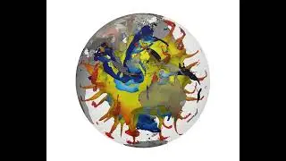 global mantle convection snapshot