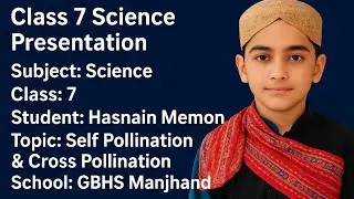 Self pollination and crosspollination Class 7 Student Presentation activity buildup confidence level