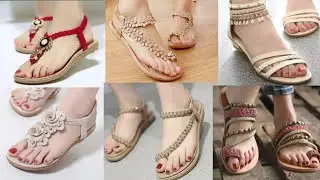 So beautiful and comfortable stylish plain sandals for girls 2023