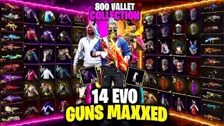 SEASON 1 TO 5 OLD ELITE ID SELL🥵 ||14 EVO GUNS MAXXED & 800 VALLET OP COLLECTIONS ID SALE🔥||TAMIL✅💯