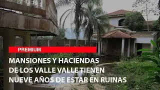Mansiones y haciendas de los Valle Valle tienen nueve años de estar en ruinas