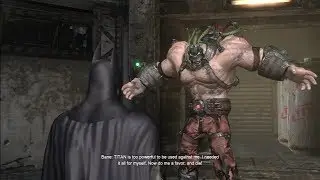 Batman Arkham City - Titan Container Side Mission - Bane is Salty