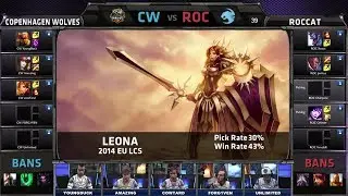 Copenhagen Wolves vs ROCCAT | Season 4 EU LCS Spring split 2014 W5D2 G3 | CW vs ROC Full game HD