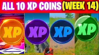 All XP COINS LOCATIONS IN FORTNITE SEASON 5 Chapter 2 (WEEK 14)