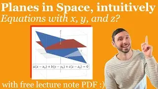 How to Graph Planes in Space - Calc 3 / Multivariable Calculus Lesson & Examples