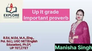 UP LT GRADE IMPORTANT PROVERB 