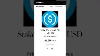 Staked Stream USD (XUSD) Price, Charts & News